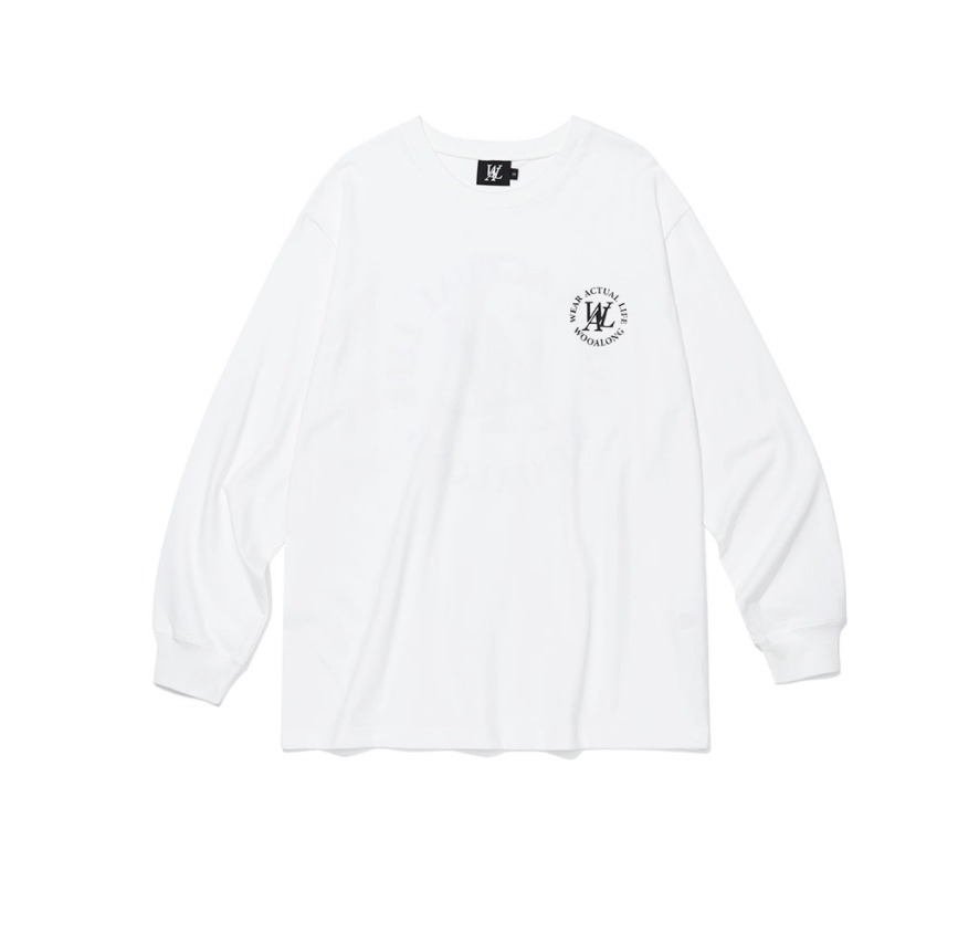 WOOALONG】☆韓国大人気☆Flor logo T-shirt
